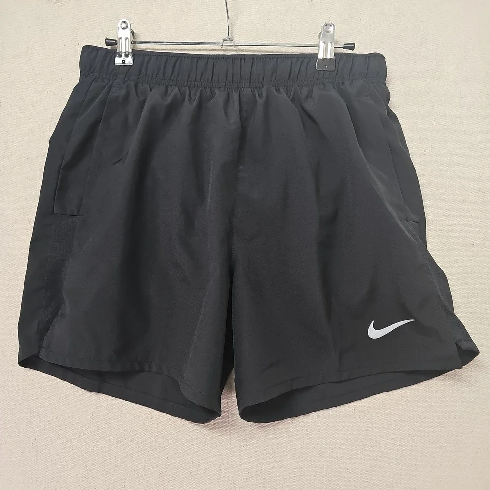 Nike Dri-Fit Challenger Brief Lined Running Shorts Men's Small DV9363-010 Black